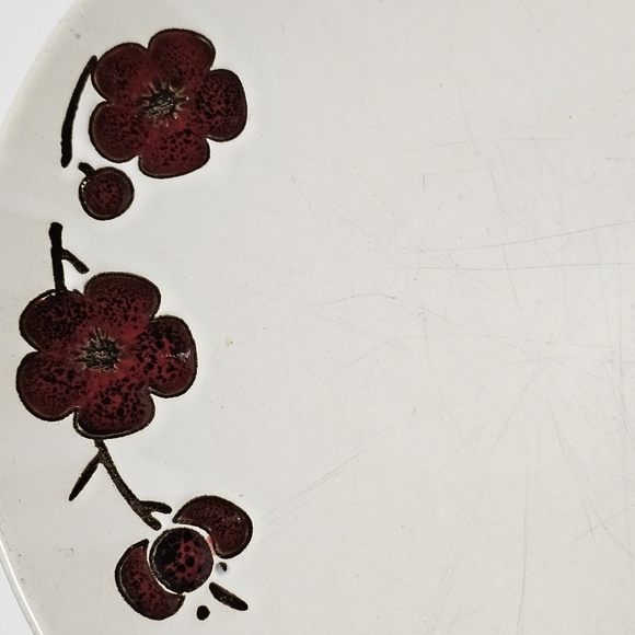8" Cuisinart Dinnerware Crimson Bloom Salad Plate - Picture 6 of 8